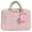 Pink, variant on Water-Resistant Floral Tablet Bag Ergonomic Handle Protective Cover For Daily Commute Work Study Accessories