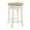 Multi-color, variant on Carolina Classics Irving  24" Swivel Rush Seat Counter Stool in Weathered Gray