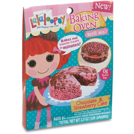 (3 Pack) Lalaloopsy Baking Oven Mix, Chocolate & Strawberry (Best Chocolate For Strawberry Coating)