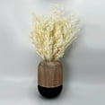 thumbnail image 4 of Bergamo Art 8 Inch Tall Decorative Handmade Glass Cylinder Flower Vase in Black, 4 of 4