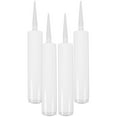 Stri 4pcs Caulk Tubes Sealant Tubes Empty Caulking Tubes Plastic Latex