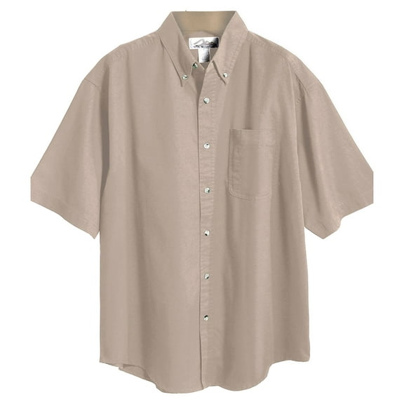 Tri-Mountain Men's Big And Tall Button Down Twill Shirt