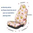 thumbnail image 3 of Fotbe Breakfast Funda para Asiento de Auto con Estampado – Impermeable y Antisudor – Ajuste Universal, Lavable a Máquina, Antideslizante (1 Pieza), 3 of 5