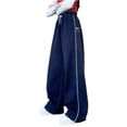 thumbnail image 5 of CAIXIA Teen Girls Sweatpants Wide Leg High Waist Sweat Pants with Pockets, 5 of 5