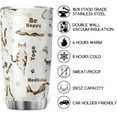 thumbnail image 3 of Funny Cats Doing Yoga 20oz Tumbler with Lid Cats Yoga Meditation Vacuum Insulated Drinks Tea Beverages Cup Cats Lovers Gift Tumbler Travel Mugs for Cold and Hot Drinks, 3 of 6