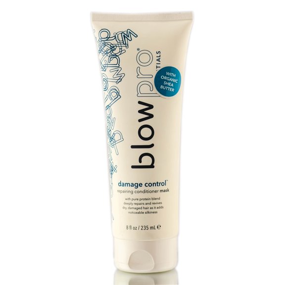Size : 8 oz , Blow Pro Essentials Damage Control Repairing Conditioner Mask , Hair Scalp - Pack of 2 w/ SLEEK Teasing Comb