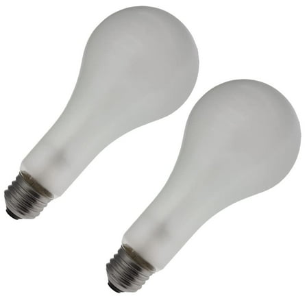 Replacement for Sylvania 15505, 200A23, 120 Volt, A23 Frost Light Bulbs (2 Pack)