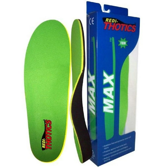 Plantillas ortopédicas Redi-Thotics Max, talla F, para arcos bajos