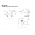 thumbnail image 5 of NB1600AL Water Onyx 4 in. Deck Mount Lavatory Faucet with ABS/Brass Pop-up Drain, Black Nickel, 5 of 5