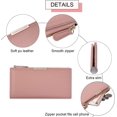 thumbnail image 4 of Bolsa de herramientas Cartera de gran capacidad 3 compartimentos para billetes 11 ranuras para tarjetas de crédito Ventana de identificación Chequera Soporte para teléfono Bolsillo con cremallera, 4 of 5