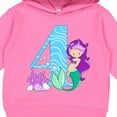 thumbnail image 3 of Inktastic Fourth Birthday Mermaid Toddler Hoodie, 3 of 4
