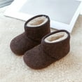 thumbnail image 5 of breaise Boys Girls Fuzzy Boots Baby Kids Fleece Lined Snow Shoes Warm Cozy Winter Boots for Toddler, 5 of 10