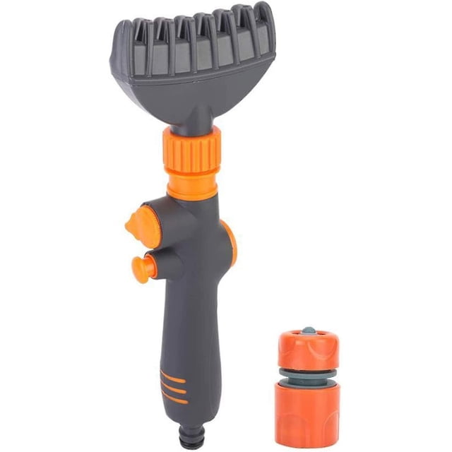 Limpiador de filtro de piscina, limpiador de chorro de filtro portátil con adaptador para limpieza de estanques de spa y spa de piscina 28,5 x 9,2 cm/11,2 x 3,6 pulgadas gris Baobao
