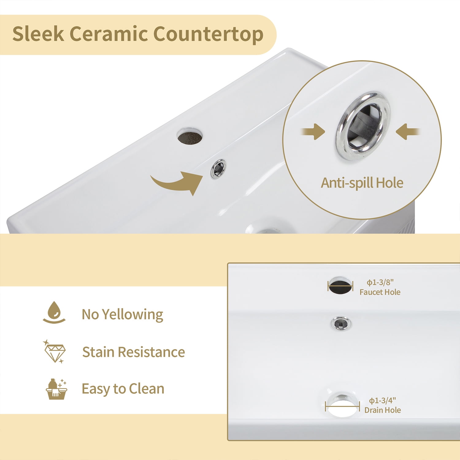 Demi Bonn 21" Bathroom Vanity with Ceramic Sink and Soft-Closing Door, Cloakroom Open Shelf Storage Cabinet on the Right Side, Faucets and Drains Not Included, Green