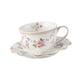 thumbnail image 5 of Juego de tazas y platillos para café, multiusos, con diseño único de flores, para beber té Platillo en forma de onda, 5 of 9