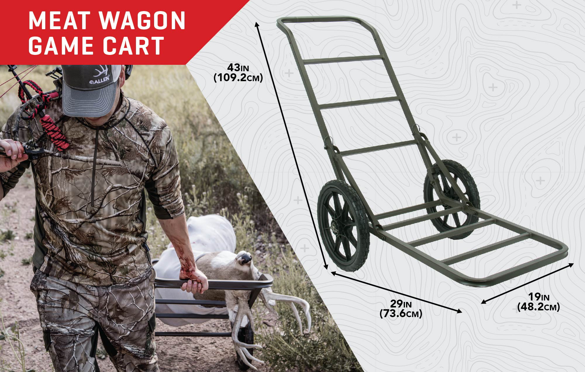 Allen Cases Meat Wagon Game Cart for sale online 