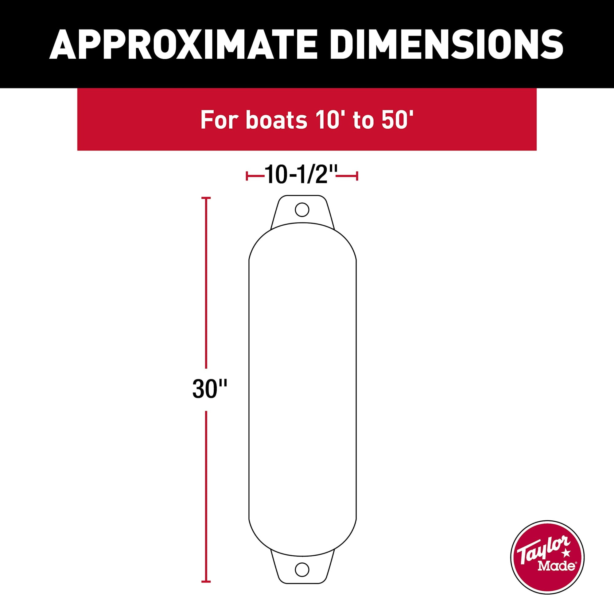 Taylor Super Gard Inflatable Vinyl Fender