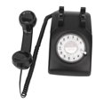 thumbnail image 1 of Teléfono fijo Vintage función de rellamada compatible con manos libres elegante negro giratorio marcación Retro teléfono para el hogar para Bar, 1 of 8