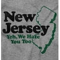 thumbnail image 2 of New Jersey We Hate You Too Benny Joke Womens Fitted Plus Size Graphic Tee Brisco Brands 2X, 2 of 5