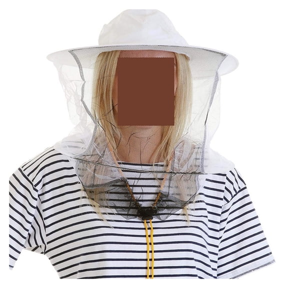 Beekeeper Professional Beekeeper with Brim Face Thickening Sunscreen Half-Length Special Protection ,Comfortable and Sturdy