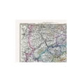 thumbnail image 3 of Historic Map - Germany Southern - Stieler 1885 - 27.66 x 23 - Vintage Wall Art, 3 of 5