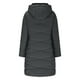 thumbnail image 4 of Parkas de manga larga de invierno para mujer, chaqueta de plumón alargada y gruesa de longitud media, abrigo para mujer, 4 of 8