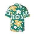 thumbnail image 3 of Daiia Happy Mother's Day1 Hawaiian Shirt for Men Gentle Cotton Regular Short Sleeve Casual-Large, 3 of 9