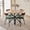 Stackable Green Chairs, variant on 39" Round Dining Table Set for 4, Mid Century Kitchen Table with 4 Stackable Dining Chairs for Apartment Living Room Space Saving, Green