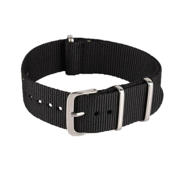 Durable Military Fabric Buckle Woven Nylon Wrist Watch Band Strap 18-22mm