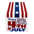 thumbnail image 1 of Holiday Craft Decoration Independence Day Table Flag Patriotic Stripes Wired Edge Ribbon Printing Customized Satin Flag, 1 of 4