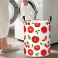 thumbnail image 4 of Goofa Fresh Red Tomato Printed Circular Hamper,Laundry Basket with Handles,Storage Baskets Foldable,Large Capacity Laundry Hamper-Small, 4 of 8