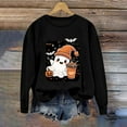 thumbnail image 2 of Clearance Sale,GA WEIHUA Halloween Sweatshirts for Women Funny Cute Ghost Graphic Sweatshirt Spooky Season Party Sweater Fall Pullover Top 2024,Black,L, 2 of 5