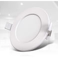 thumbnail image 2 of Un conjunto de 3 focos especiales para baño, regulables, resistentes al agua y a salpicaduras, módulo LED ultrafino de 6 W, downlight LED blanco cálido, orificio redondo ultrafino oso de fresa Electrónica, 2 of 5
