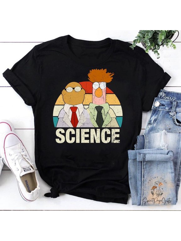 Muppets Science Bunsen And Beaker Unisex T-Shirt, Funny Science Shirt, Muppet Shirt, Teacher Shirt, Kindergarten Shirt, Teacher's Day Gift