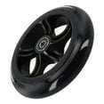 thumbnail image 3 of Roue de Trottinette 6 Pouces Roues de Fauteuil Roulant Roues avant avec Roulement 145 mm Noir transparent, 3 of 10