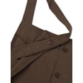 thumbnail image 6 of DYMADE Women Summer Linen Baggy Pullover Pockets Sleeveless Ankle-Length Jumpsuits, 6 of 8