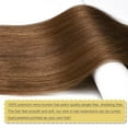 thumbnail image 3 of Benehair 100% Human Hair Extensions Wire In Headband Invisible Remy Hair Weft for Women Thick Straight Brown US, 3 of 10