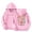 Pink, variant on Toddler Girls Active Hoodie Letter Printed Hooded Sweatshirt Casual Warm Pullover Tops