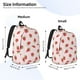 thumbnail image 2 of Disketp Strawberry Mochila de Lona Estampada, Mochila Escolar de Viaje Ligera para Estudiantes y Portátil-Medium, 2 of 5
