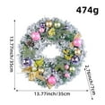 thumbnail image 3 of Christmas Decorations Wreath With Red Berries And Holiday Door Hanger For Home Hotel Window, 3 of 6