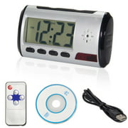 Mini Spy Camera Alarm Clock Micro Hidden Nanny Cam Motion Detection DV DVR Video Usb-charging Alarm Clock