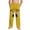 Yellow, variant on Boys Funny Cartoon Face Print Lounge Pants with Pockets - Novelty Soft Stretchy Sweatpants for Kids, Casual Loungewear, Blue,Size 8 T