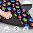 thumbnail image 3 of Sikiie Owls And Hearts Car Foot Mat Set of 4 Pieces Basics Universal Fit Rubber Carpet Floor Mats For Car SUV Van & Truck, 26.8"L x 17.3"W (Front), 13"L x 17.3"W(Rear), 3 of 6
