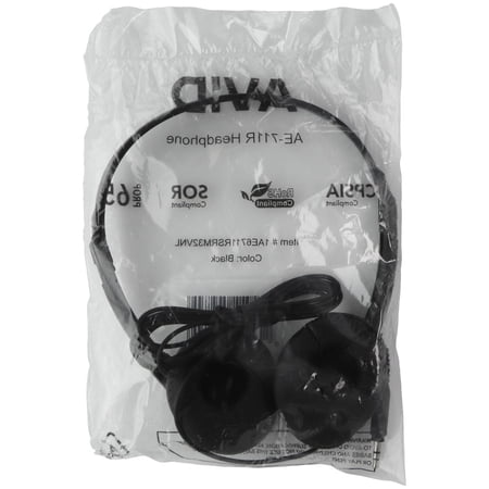 UPC: 0753677509849 | Avid 1AE6-711RSR-M32VNL Stereo On-ear Headphone – Black