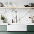 thumbnail image 5 of Swiss Madison Lyon 30 x 18 Fireclay, Single Basin, Farmhouse Kitchen Sink in White, 5 of 14