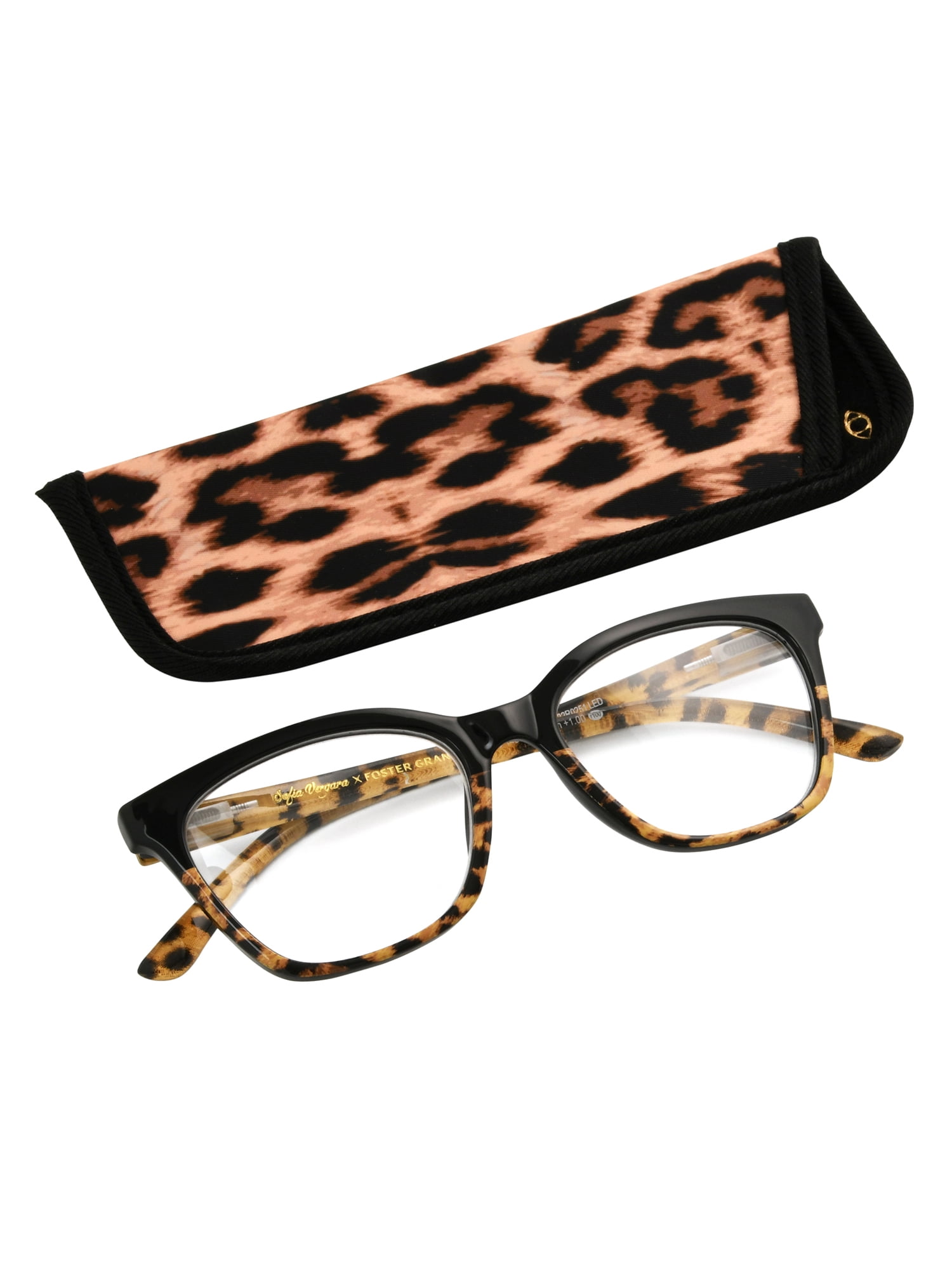 Sofia Vergara Black Cat Eye Reading Glasses