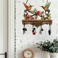 thumbnail image 6 of Michellecmm  Hummingbird Coat Hooks with 4 Hooks, Decorative Wall Mounted Hummingbird Wall Art for Entryway, Front Door, Hallway, Kitchen, 6 of 7