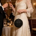 thumbnail image 2 of Black Rhinestone Round Ball Chain Crossbody Bag Spherical Evening Handbag For Women Wedding Party Prom Shoulder Purse, 2 of 6