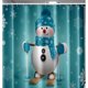 thumbnail image 3 of Juego de 4 cortinas de ducha navideñas con alfombras, árbol de Papá Noel, muñecos de nieve, cortina de ducha de granja, juego de baño impermeable, 3 of 5