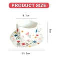 thumbnail image 2 of Ceramic coffee cup, lovely pink lady cup with saucer, suitable for office and home, dishwasher and microwave safe (250ml)., 2 of 5